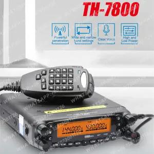 호환 TH-7800 듀얼 디스플레이 차량용 무전기 듀얼 밴드 134-174400-480MHz 50W 모바일 트랜시버 양방향 무