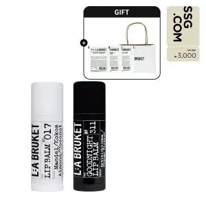 [라부르켓](센텀시티점)[3천원 상품권] 아몬드/코코넛 & 굿나잇 립 밤 듀오 (2ml 3종 & 쇼핑백 증정)