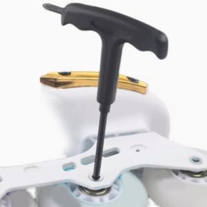 인라인 스케이트 T 핸들 렌치 유지 보수 수리 도구 휴대용 내구성 스크루 드라이버 롱 보드 액세서리 가정