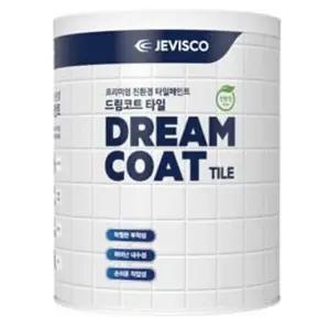 타일용페인트 제비스코 드림코트 화이트0.9L 타일페인트 수성페인트