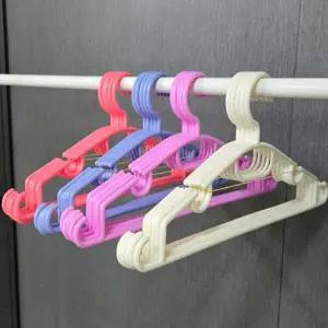 옷장정리 WJB839I1 셔츠 자켓 코트 나시 플라스틱 옷걸이 5개