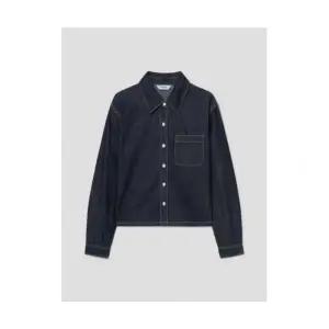 매장정품 에잇세컨즈 8SECONDS 크롭 데님셔츠 네이비 356264CCOR 675527