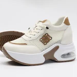 더힐슈즈 키높이 망사 에어굽 여성여자 여름 슬립온 스니커즈 운동화 7cm smp408