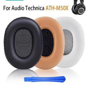 오디오 테크니카 ATH M70 M50X MSR7 7506 헤드셋 이어 패드 커버 컵용 교체용 쿠션