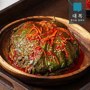 [G] 대복 국내산 맛있는 생깻잎김치 500gX2팩
