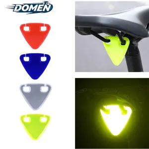 DOMEN 자전거 반사판 도로 자전거용 걸이형 초경량 TPU MTB 반사 삼각형 경고판 액세서리