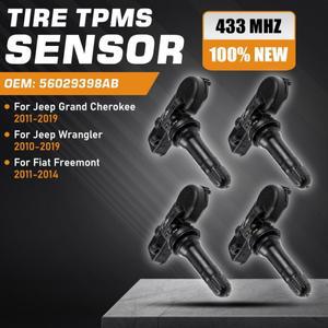 지프 그랜드 체로키 WK2 2011-2019 TPMS 랭글러 JK 피아트 프리몬트 11-14 타이어 공기압 모니터 센서 자동