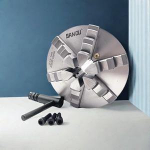 SANOU K13-160 금속 선반 척 정밀 6조 셀프 센터링 스크롤 160mm 가공용