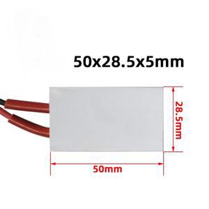 PTC 히터 요소 일정한 온도조절기 전기 가열 센서 인큐베이터 알루미늄 쉘 12V 110V 220V 50x28.5x5mm