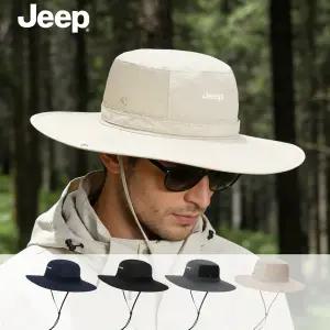 JEEP 남성 여성 아웃도어 모자 자외선차단 통풍 메쉬 등산모