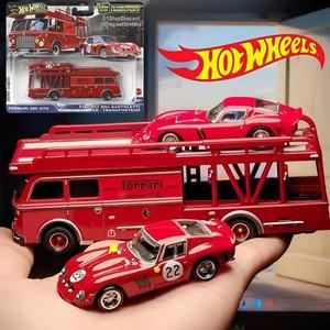 핫휠 프리미엄 카 컬쳐 팀 트랜스포트 장난감 소년용 1/64 다이캐스트 페라리 피아트 라이칸 홀러 토요타