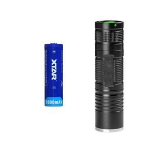 손전등 XTAR 21700 5000mAh 충전식 리튬 이온 배터리 및 1PCS 선물용