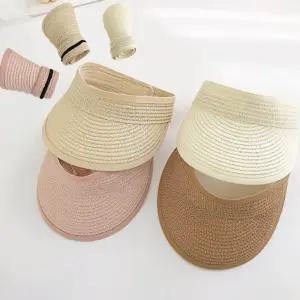 아동 썸머 밀짚 돌돌이 썬캡 모자 여름 키즈 유아 여아 남아 왕골 밀집 챙 자외선 사은품 차단 어린이집