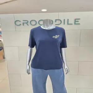 [크로커다일레이디]아트윅  라운드 티셔츠 CLFMTS914-NY_BP