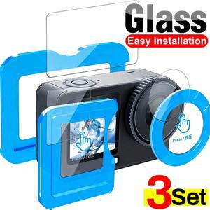 DJI 오즈모 액션 6 카메라 렌즈 스크린 보호용 강화유리 설치 간편 초고화질 필름 액세서리