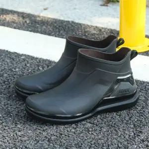 레인부츠 패션 남성 장화 방수 레인슈즈 방수 비 빗물 레인 부츠 신발 운동화