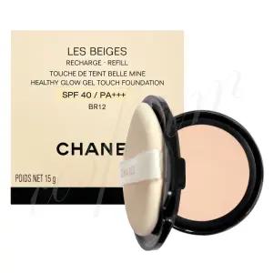 NEW 샤넬 레 베쥬 헬시 글로우 젤 터치 쿠션 파운데이션 (리필) BR12