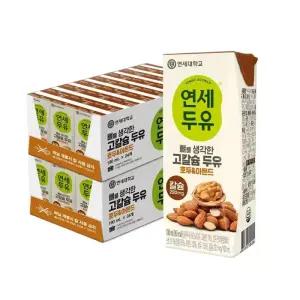연세 뼈를 생각한 고칼슘 두유 호두&아몬드 190mlx48