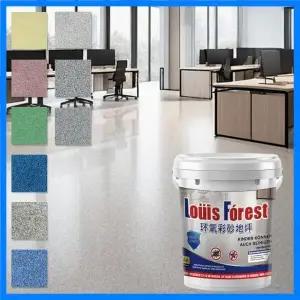 500ml 고광택 대리석 효과 에폭시 바닥 코팅, 루이스 포레스트 에폭시 바닥 페인트, 차고 바닥 페인트, 바