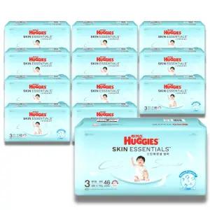 하기스 2026 스킨에센셜 썸머 팬티 3단계 46매 12팩 (특대용량)