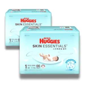 하기스 2026 스킨에센셜 썸머 밴드 1단계 66매 2팩