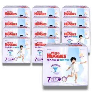 하기스 2026 맥스드라이 에어 팬티 7단계 (공용) 28매 12팩 (특대용량)