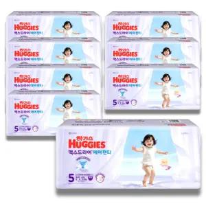 하기스 2026 맥스드라이 에어 팬티 5단계 (공용) 40매 8팩 (특대용량)