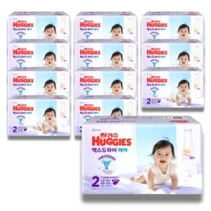 하기스 2026 맥스드라이 에어 밴드 2단계 (공용) 50매 12팩 (특대용량)