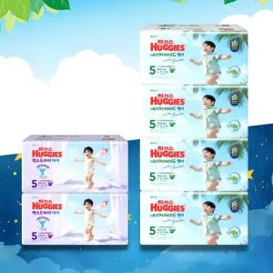 [하기스 낮밤-밴드 5단계] 네이처메이드 썸머 (48매x4팩) + 맥스드라이 에어 (44매x2팩)