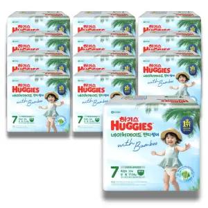 하기스 2026 네이처메이드 썸머 팬티 7단계 (공용) 30매 12팩 (특대용량)