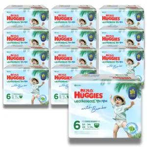 하기스 2026 네이처메이드 썸머 팬티 6단계 (공용) 34매 12팩 (특대용량)