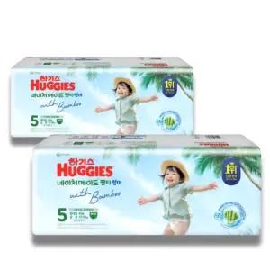 하기스 2026 네이처메이드 썸머 팬티 5단계 (공용) 40매 2팩