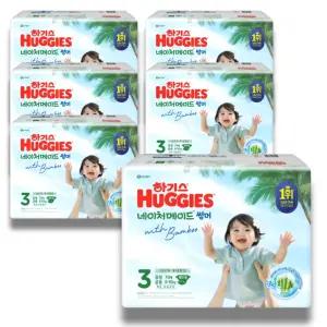 하기스 2026 네이처메이드 썸머 밴드 3단계 (공용) 70매 6팩 (대용량)