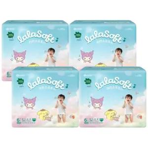 그린핑거 라라소프트 팬티형 기저귀 6단계 점보 28매 4팩