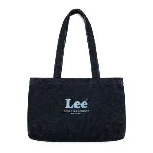 리 LEE 빈티지 로고 코듀로이 에코백 인디고 다크 LE2503BG10ID 427846