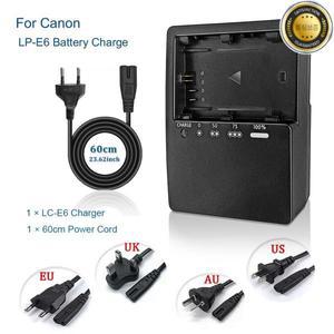 LC-E6E 충전기 캐논 배터리 EOS 70D 5D 마크 III