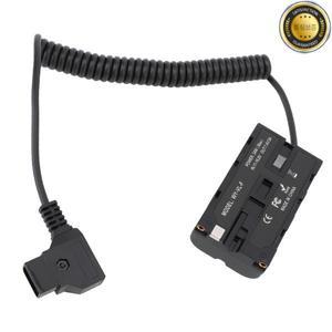 DNP F550 더미 배터리에 탭 37-100cm 케이블 높은 변환 효율 카메라 모니터용 완전 디코딩된