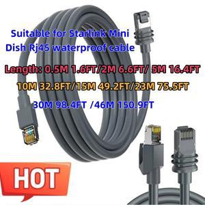 스타링크 미니 디시용 RJ45 방수 케이블 1200Mbps 전송 속도 컴퓨터 라우터 연결 교체용