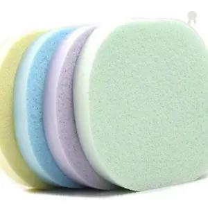 세안용 타원형 스펀지 클렌징 화장 도구 부드러운 폼 파우더 퍼프 얼굴 각질 제거