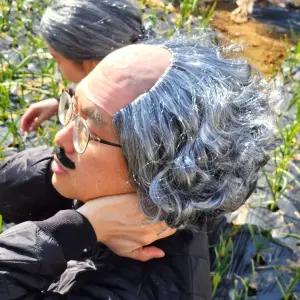 곱슬머리 마빡이 대머리 가발 웃긴가발 마빡이가발 분장용가발 흰머리가발 대머리가발