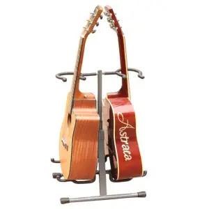 전문가용 기타 거치대 정리대 길이조절 연습실 일렉트릭 바이올린 더블 헤드 스탠드