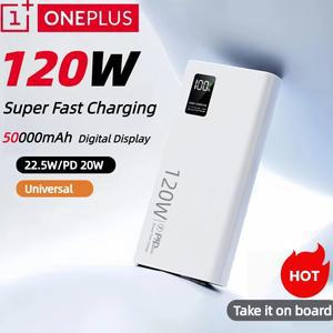 XIAOMI 120W 보조베터리 50000mAh 대용량 휴대용 고속 충전 예비 배터리 iPhone Samsung Huawei 2025 Hot