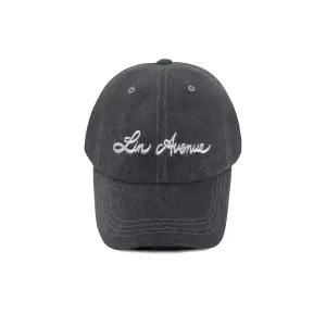 매장정품 LIN AVENUE 린에비뉴 피그먼트 볼캡 - 시그니쳐 그레이