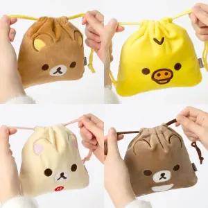 리락쿠마 코리락쿠마 키이로이리토 차이로이코구마 조리개 파우치 주머니 산엑스 굿즈 생일선물