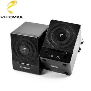 데스크탑 스피커 멀티 2채널 헤드폰 컴퓨터 스피커 유선 스테레오 공간활용 드라이브 사무실 고음질 책상용