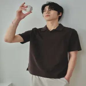 남성 변형와플 반팔 카라티_PHF2TT1550