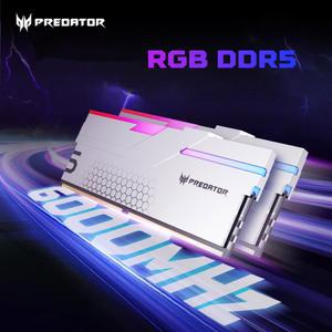 에이서 프레데터 RGB DDR5 메모리 48GB 게이밍 CL28 AMD 호환 EXPO 컴퓨터 2x24GB XMP 6000MHz