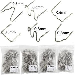 100 600PCS 자동 플라스틱 수리 용접 스테이플러 PRECUT 손톱 스터드 자동차 웨이브 기계 범퍼