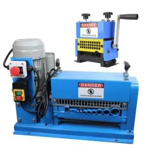 수동 자동 전선 피복 수동자동 6홀 까는 기계 와이어 폐전선탈피기