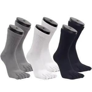 YB SOCKS 뒤틀림방지 이중쿠션 남성발가락양말 중목 10켤레 YB1017